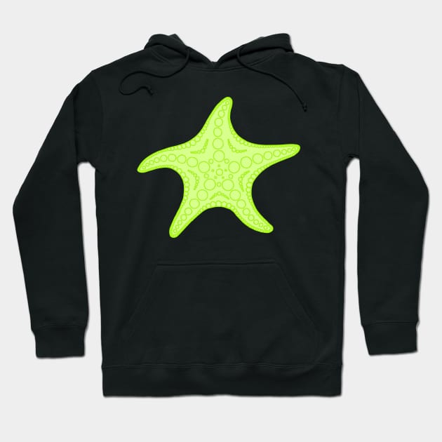 Starfish (green) Hoodie by calenbundalas